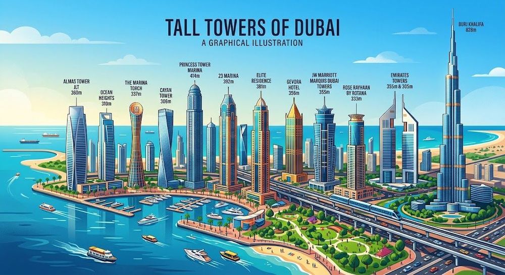 Dubai ranks 4th tallest city in the world in 2026